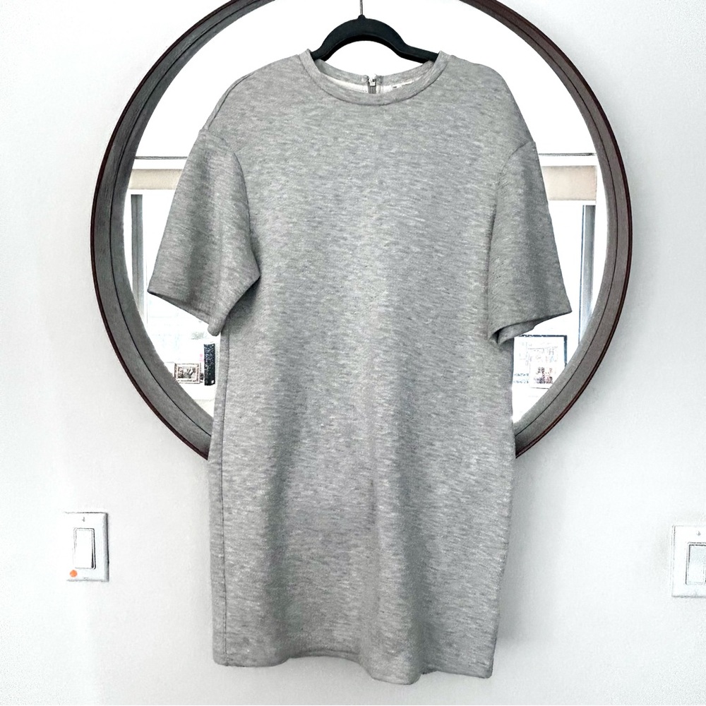 Gap grey jersey scuba style jumper dress